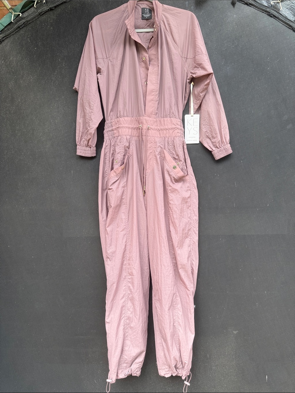 Alicia Keys for Athleta Dusty Pink Utility Jumpsuit